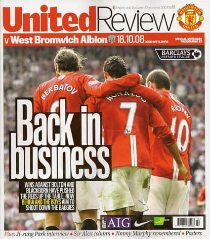 Manchester United FC v West Bromwich Albion FC 